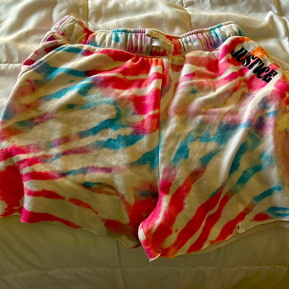 Girls Large justice shorts